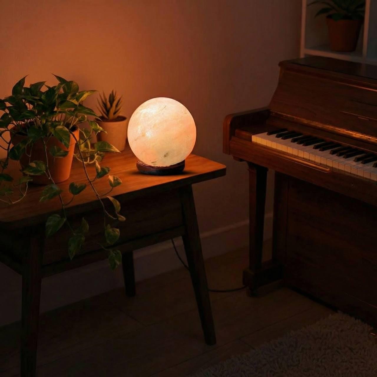 Mini Sphere Himalayan Salt Lamp USB