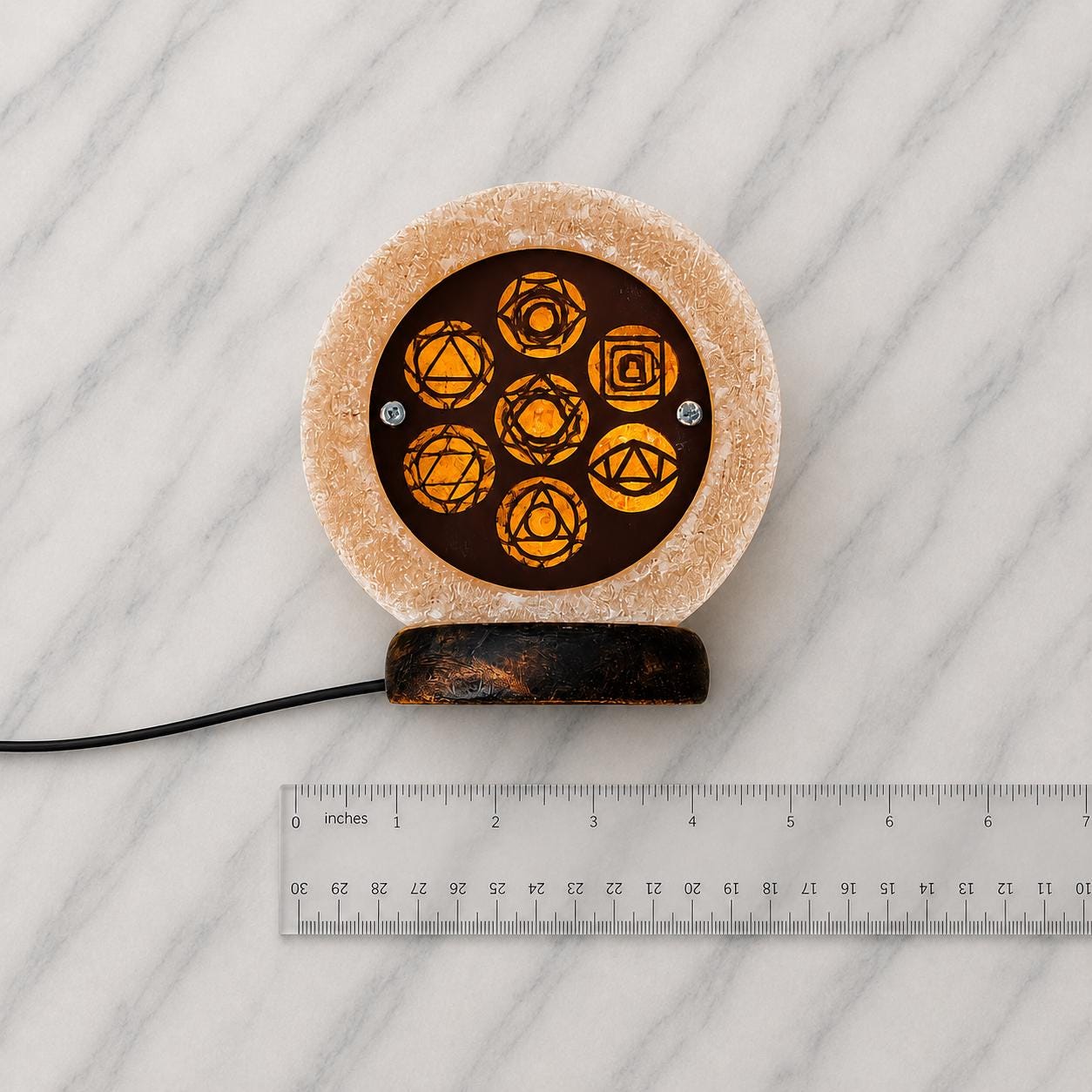 3D Custom Small Himalayan Salt Lamp personalized USB mini keepsake
