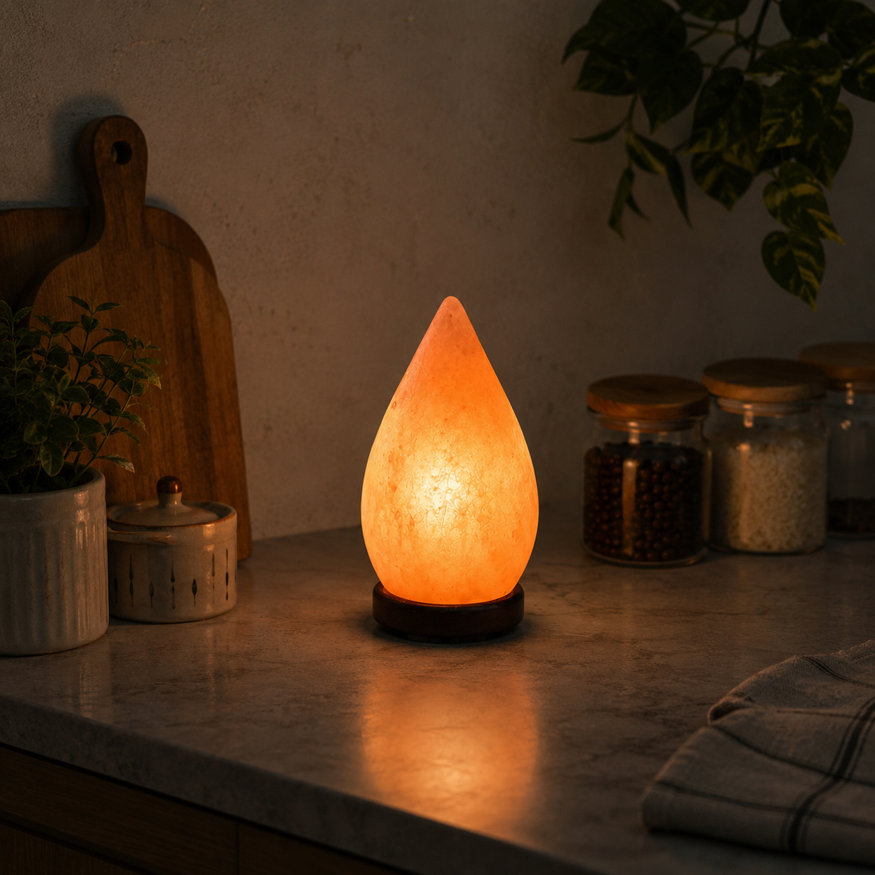 Raindrop Himalayan Salt Lamp