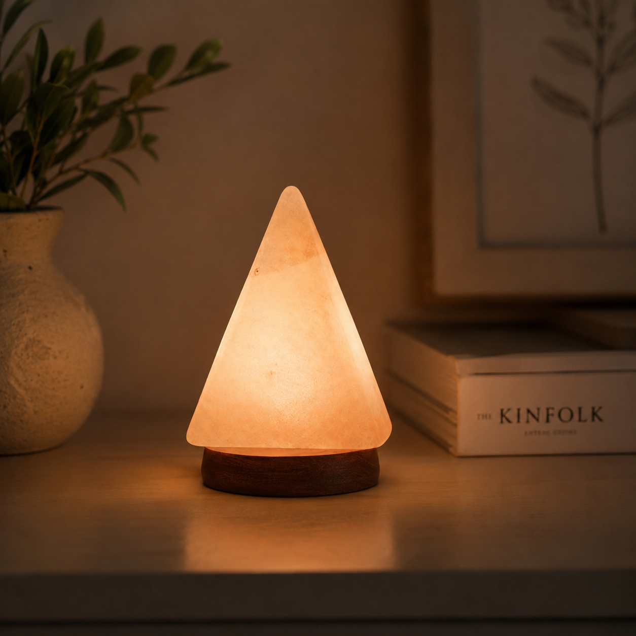 Mini Pyramid Himalayan Salt Lamp USB