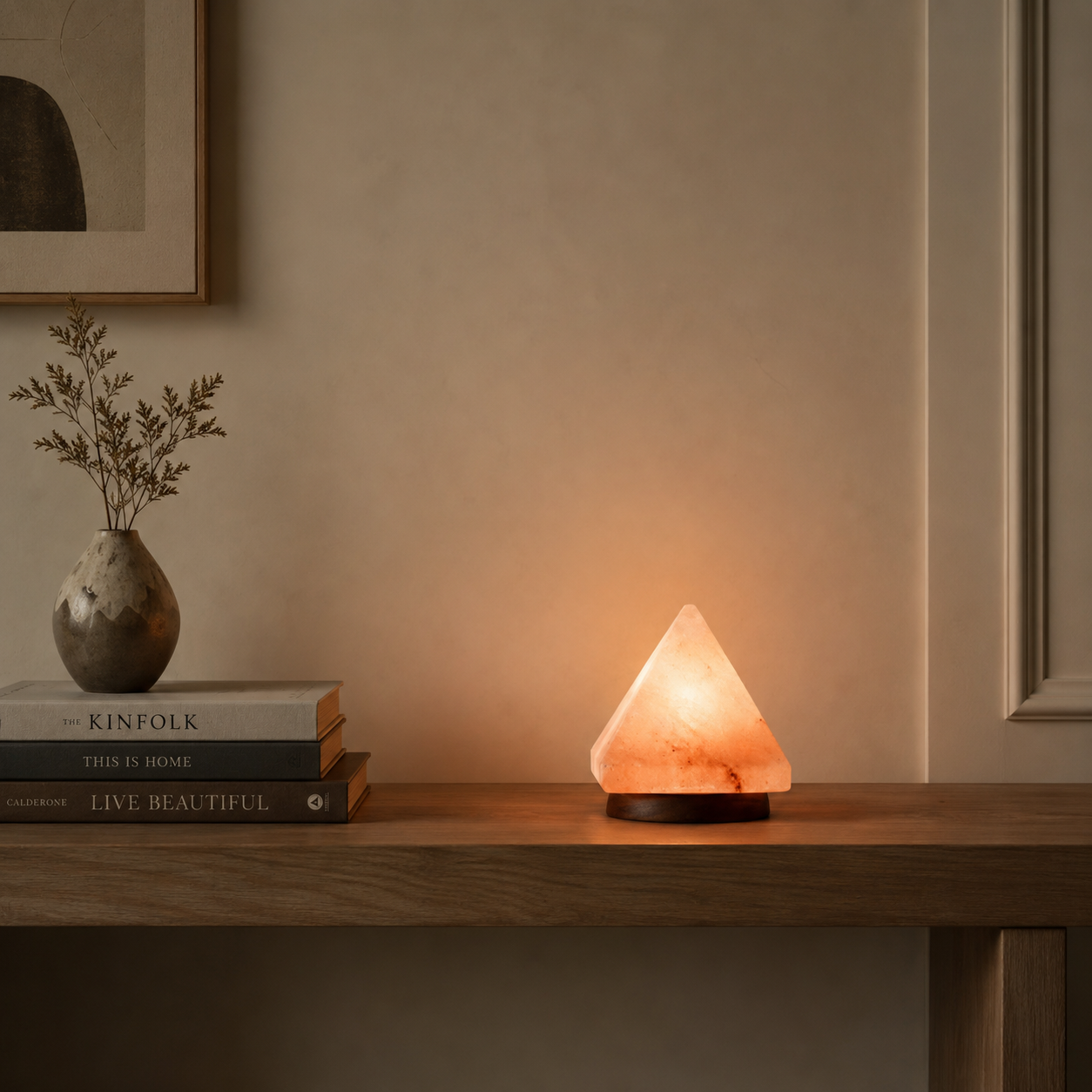 Mini Pyramid Himalayan Salt Lamp USB