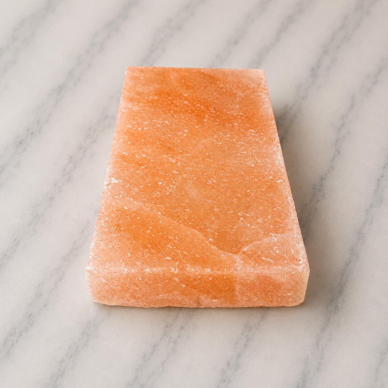 Himalayan Pink Salt Brick 8x4x1 inch showing natural pink texture
