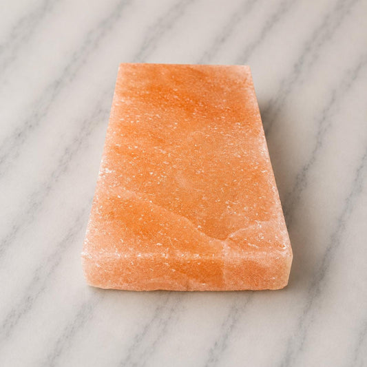 Himalayan Pink Salt Brick 8x4x1 inch showing natural pink texture