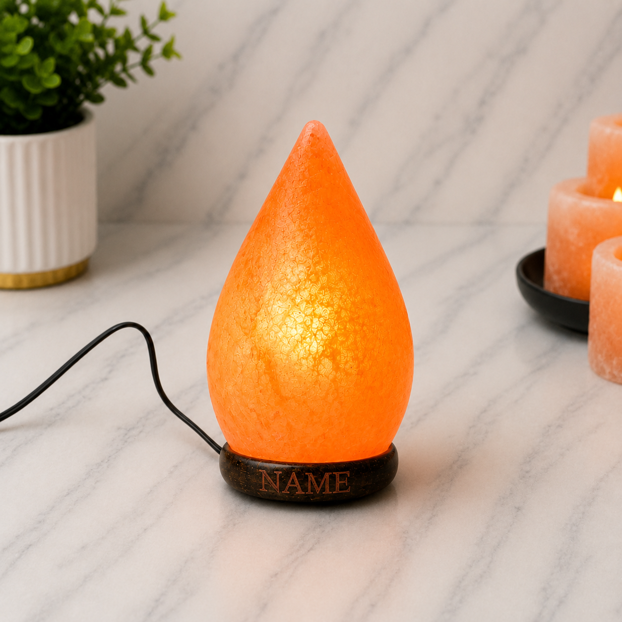 Raindrop Himalayan Salt Lamp