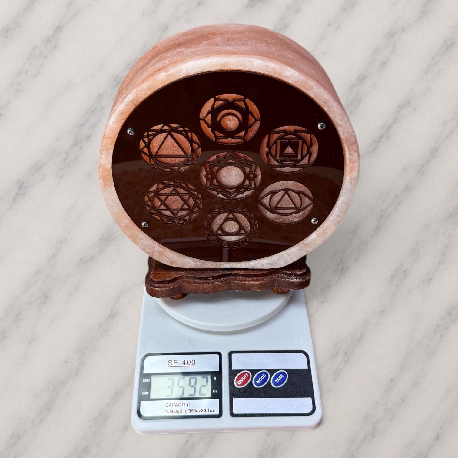 3D Custom Himalayan Salt Lamp personalized engraving glowing warm