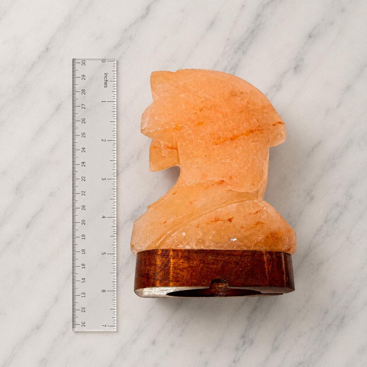 Dolphin Himalayan Salt Lamp hand carved from natural pink Himalayan salt