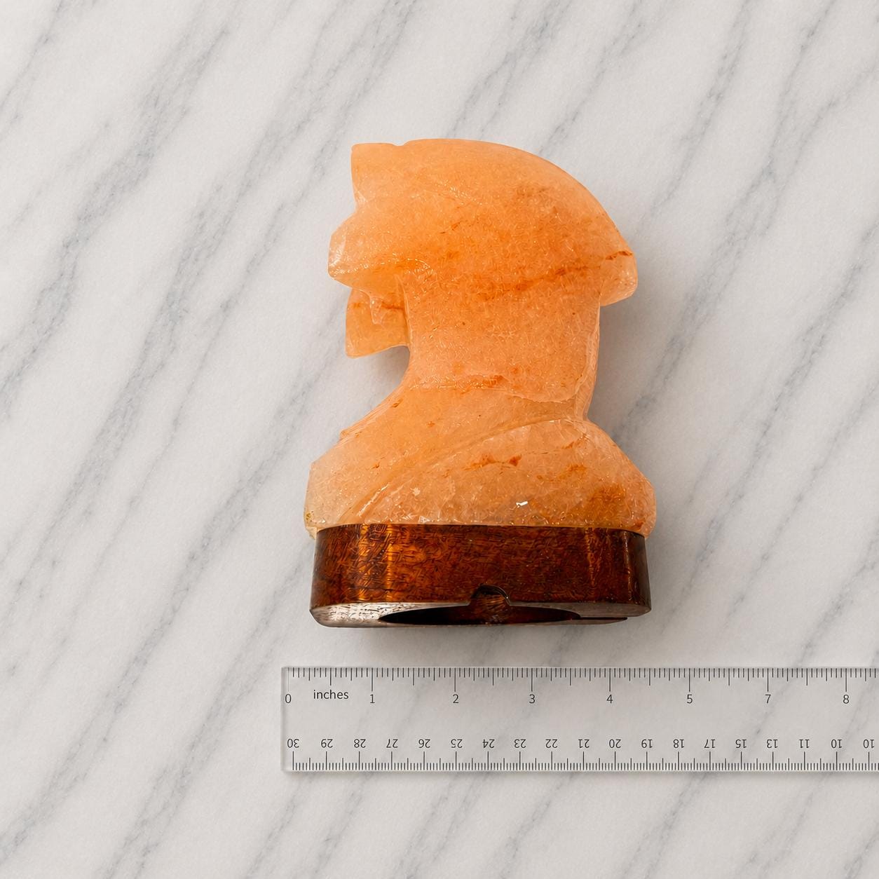 Dolphin Himalayan Salt Lamp hand carved from natural pink Himalayan salt