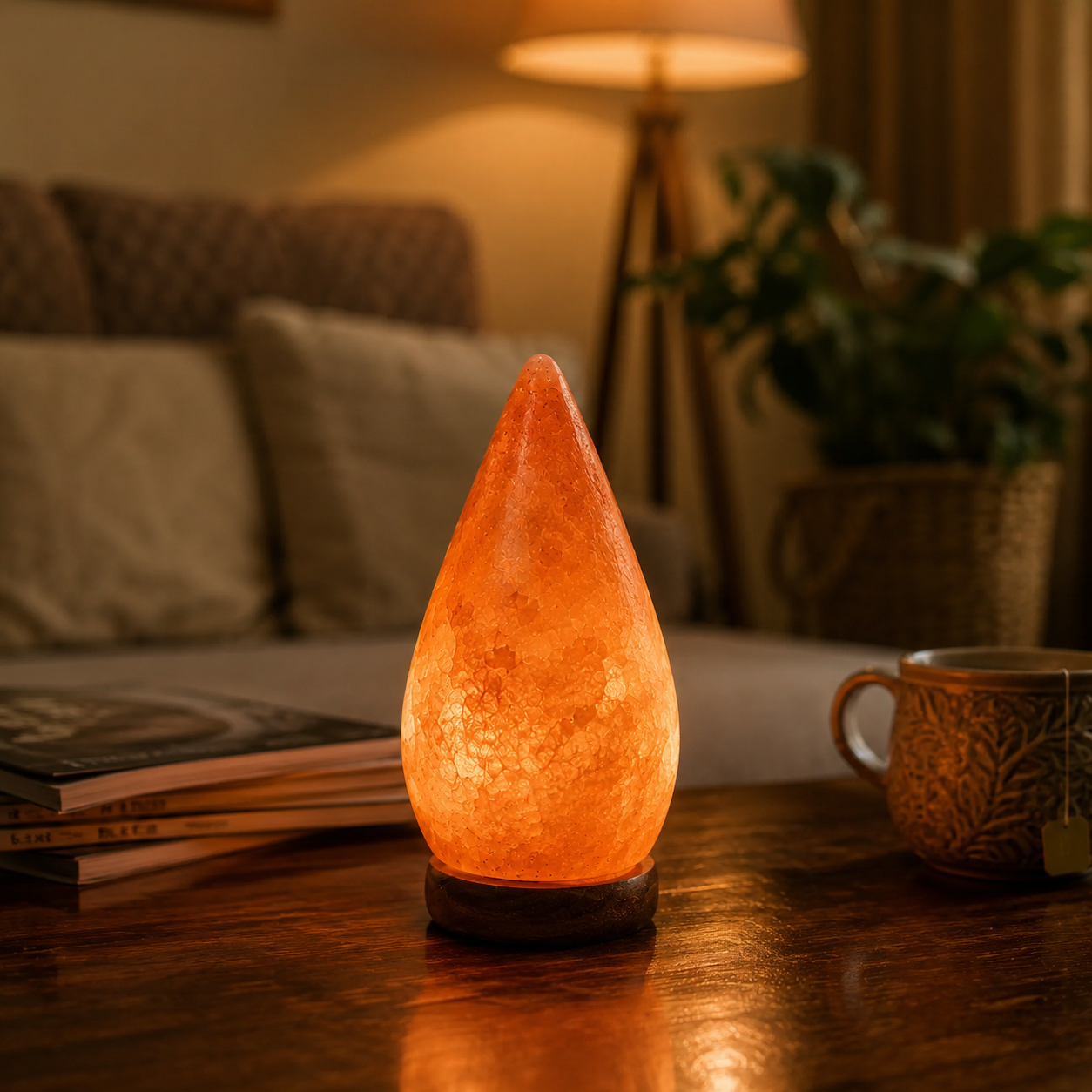 Raindrop Himalayan Salt Lamp