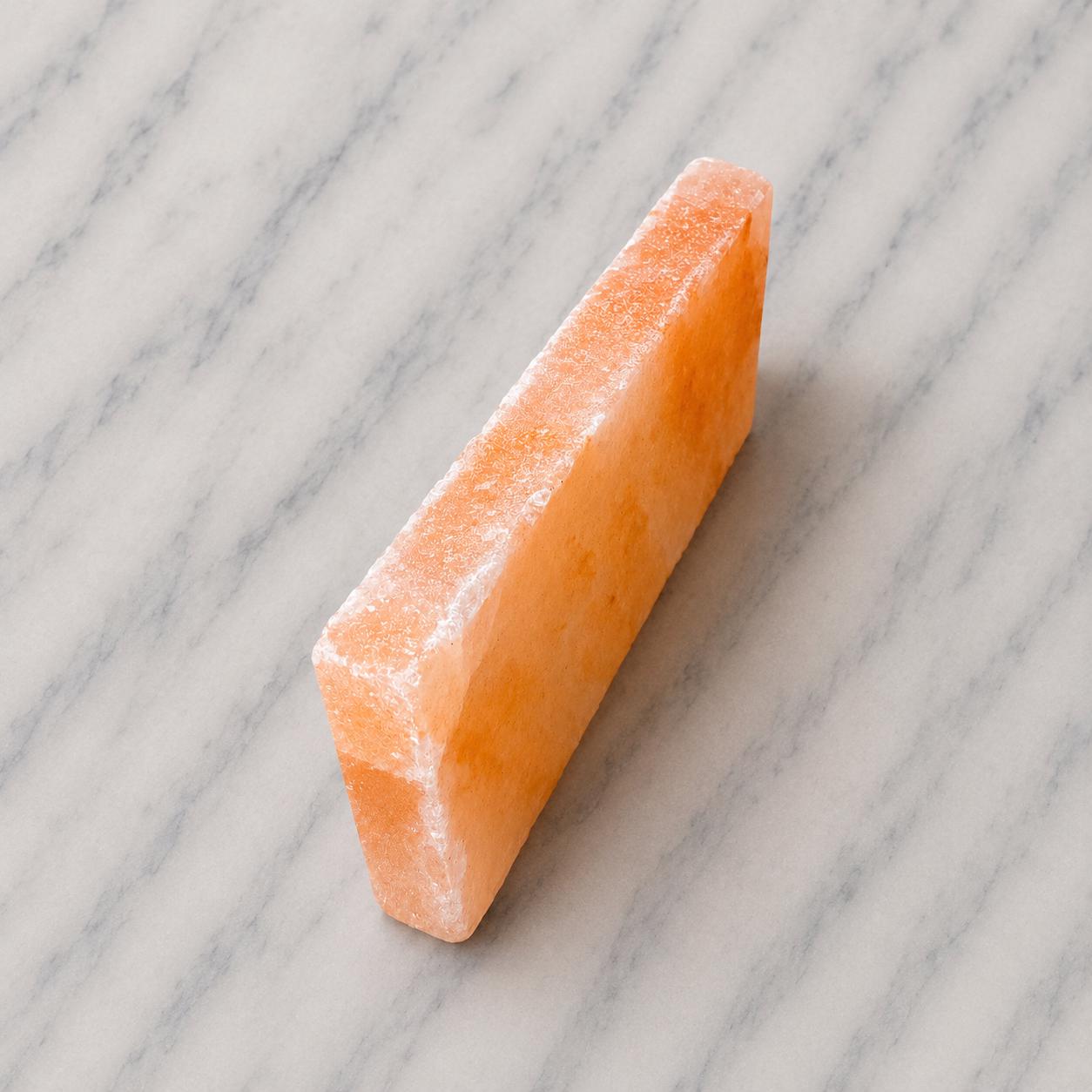Himalayan Pink Salt Brick 8x4x1 inch showing natural pink texture