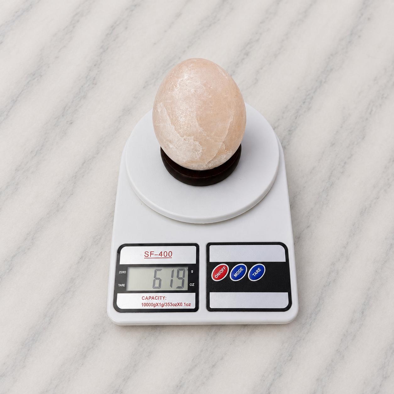 Mini Egg Himalayan Salt Lamp USB compact elegant shape glowing multicolor